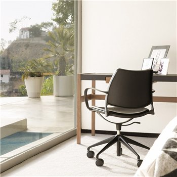 Sillón Gas Ruedas Tapizado Stua