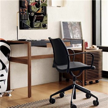 Sillón Gas Ruedas Tapizado Stua