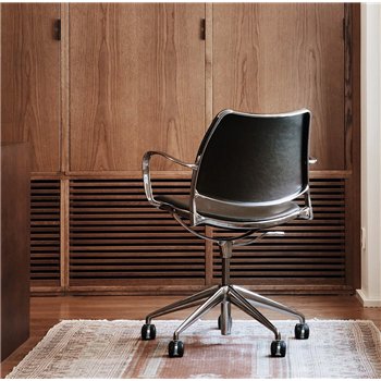 Sillón Gas Ruedas Tapizado Stua
