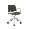 Sillón Gas Ruedas Tapizado Stua