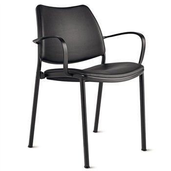 Sillón Gas Negro Tapizado Stua