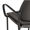 Sillón Gas Negro Tapizado Stua