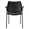 Sillón Gas Negro Tapizado Stua