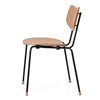 Silla Vega VLA26T Carl Hansen and Son - Roble barniz Acero negro