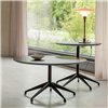 Mesa auxiliar Marea: Laminado negro