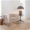 Mesa auxiliar Marea: Laminado negro
