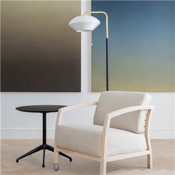 Mesa auxiliar Marea: Laminado negro