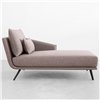 Chaise longue con brazo Costura Stua