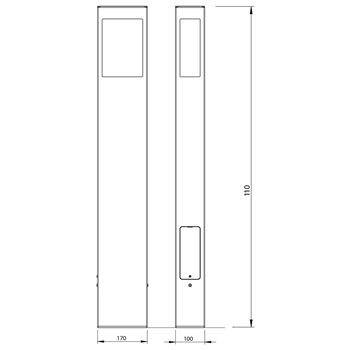 Lámpara Baliza Brick2 Roger Pradier
