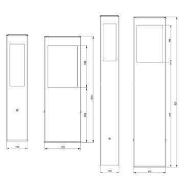 Lámpara Baliza Brick2 Roger Pradier
