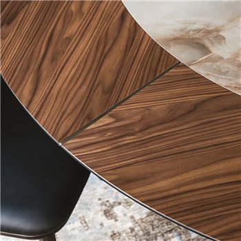 Mesa Atrium Ker-Wood Round Cattelan Italia