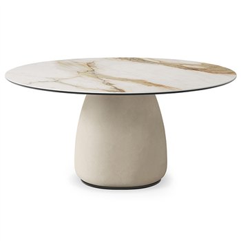 Mesa Botero Keramik Round Cattelan Italia