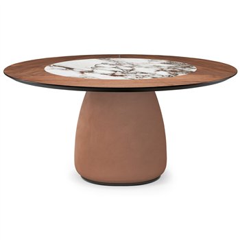 Mesa Botero Ker-Wood Round Cattelan Italia