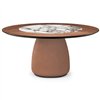 Mesa Botero Ker-Wood Round Cattelan Italia