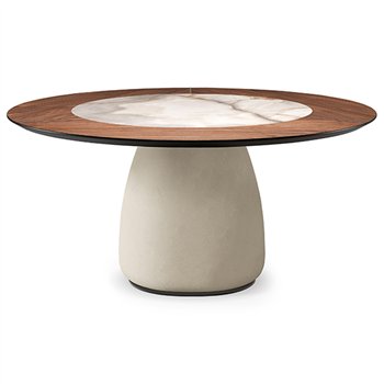Mesa Botero Ker-Wood Round Cattelan Italia