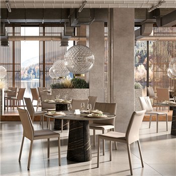 Mesa Cuba Keramik Bistrot Cattelan Italia