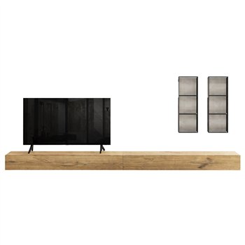 Mueble TV 36e8 con vitrinas Lago