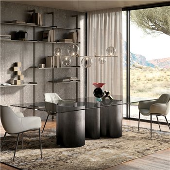 Mesa Papel cristal Cattelan Italia