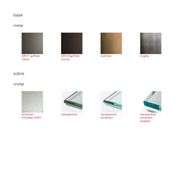 Mesa Papel cristal Cattelan Italia