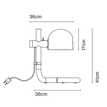 Lámpara sobremesa Lauro Marset