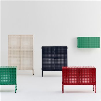 Aparador Perforated Cabinet Small Floor Hay