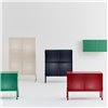 Aparador Perforated Cabinet Small Floor Hay