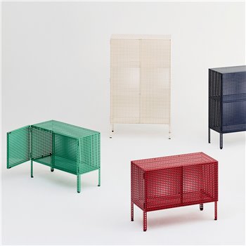 Aparador Perforated Cabinet Small Floor Hay