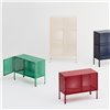 Aparador Perforated Cabinet Small Floor Hay