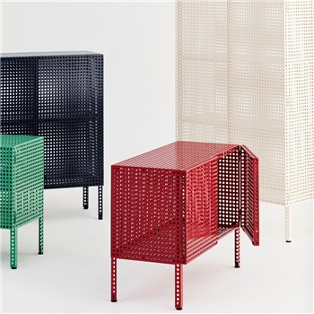 Aparador Perforated Cabinet Small Floor Hay