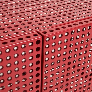 Aparador Perforated Cabinet Small Floor Hay