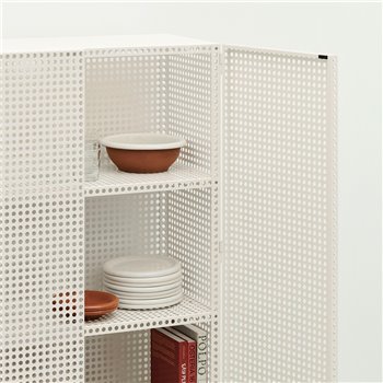 Aparador Perforated Cabinet Large Floor Hay