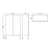 Aparador Perforated Cabinet Large Floor Hay