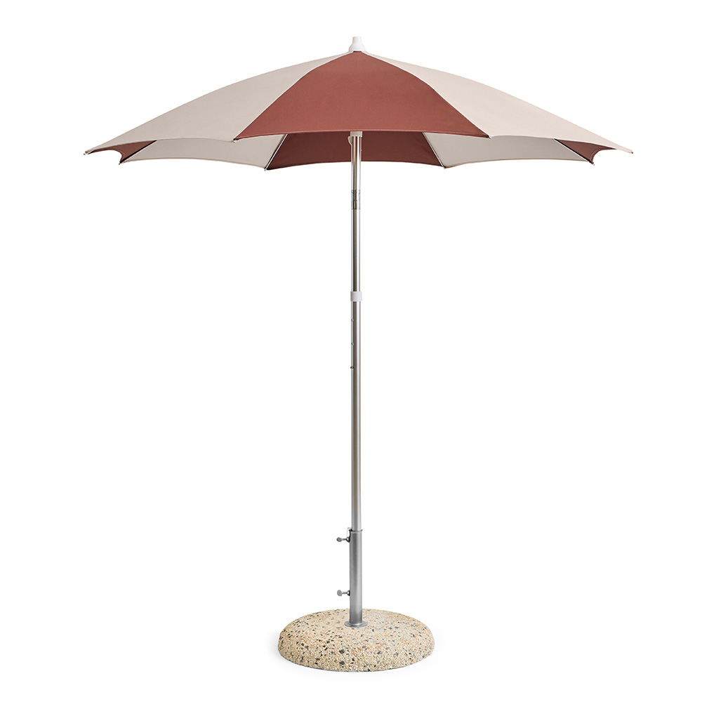 Parasol Terrazza Octagon Hay - Off-white and burgundy