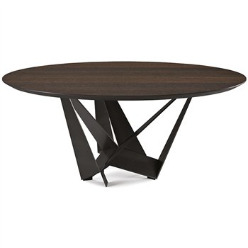 Mesa Skorpio Wood Round Cattelan Italia