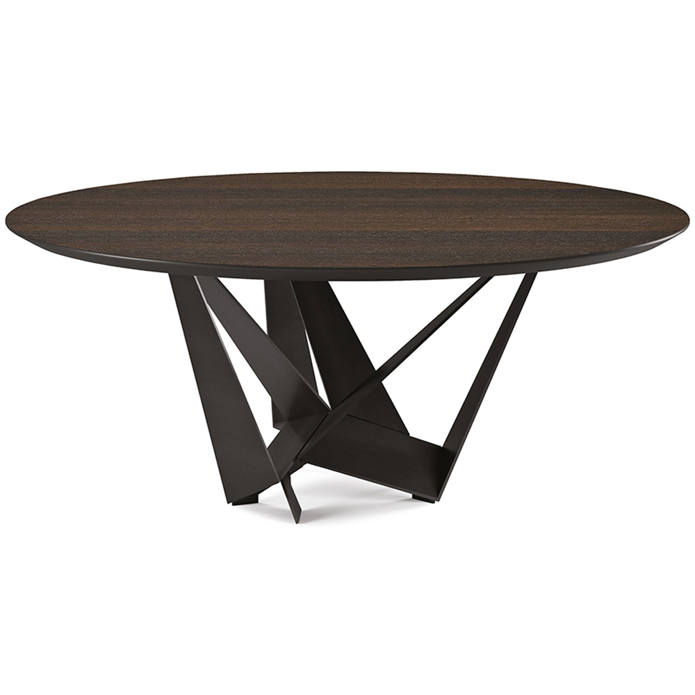 Mesa Skorpio Wood Round Cattelan Italia