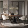Mesa Skorpio Wood Round Cattelan Italia