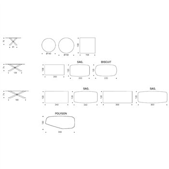 Mesa Spyder Keramik Cattelan Italia
