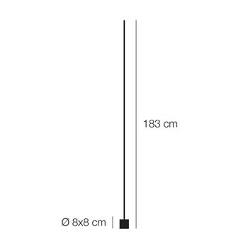 Lámpara pie Light Stick Catellani & Smith