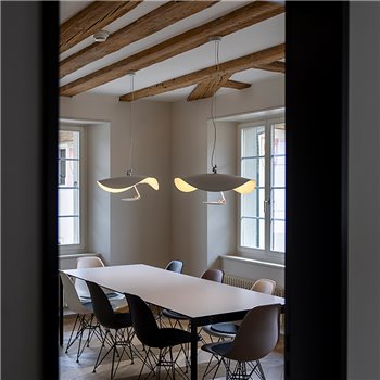 Lámpara colgante Lederam Manta S1 Catellani & Smith