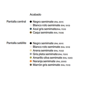 Lámpara suspensión Tam Tam 4/6 Marset