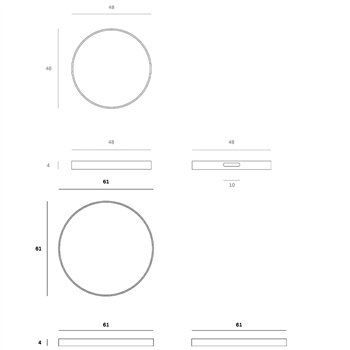 Bandeja Second Nature Round Ethnicraft