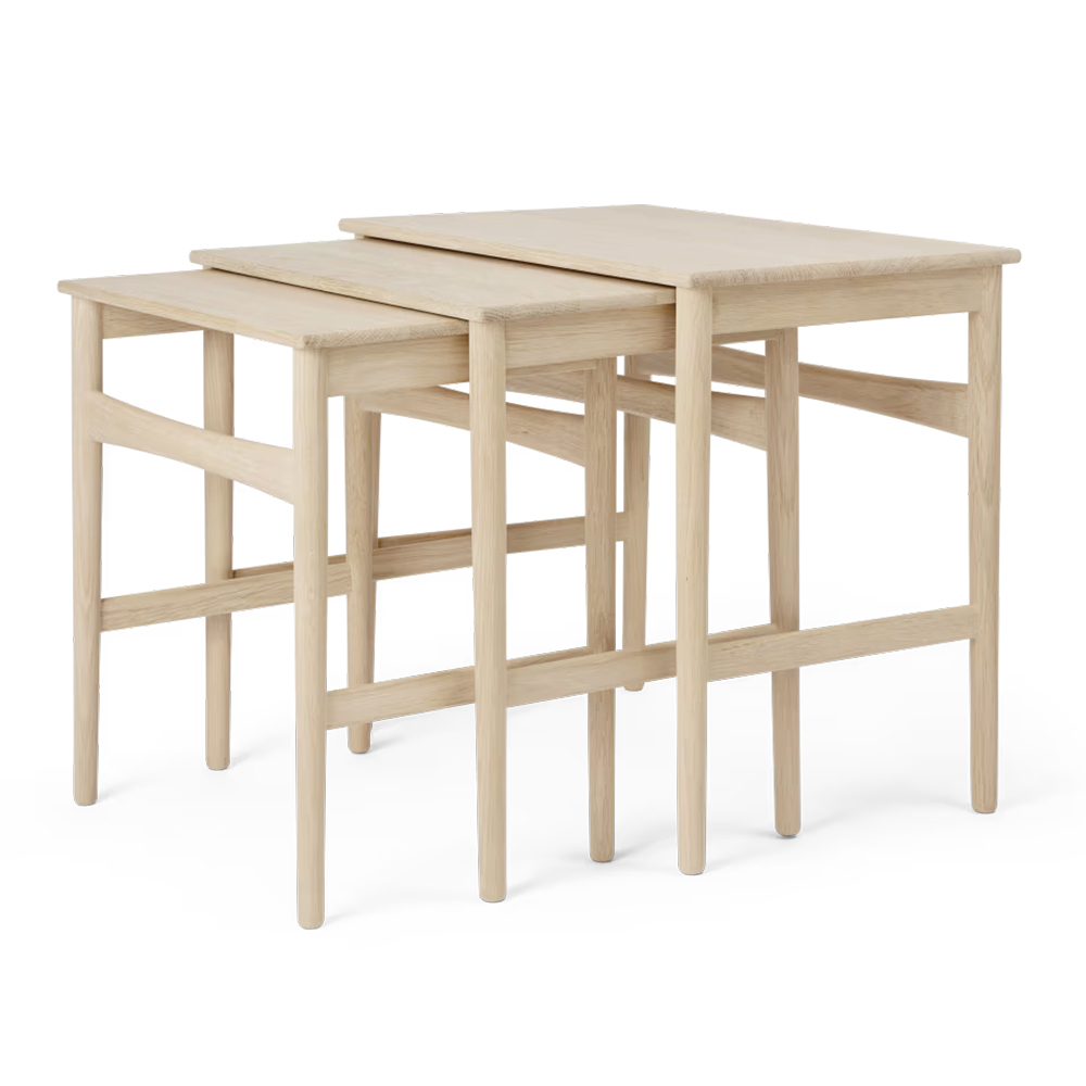 Mesa auxiliar CH004 Carl Hansen and Son - roble jabón