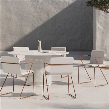 Silla Espagueti tapizada Gandia Blasco