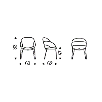 Sillón Camilla ML Cattelan Italia