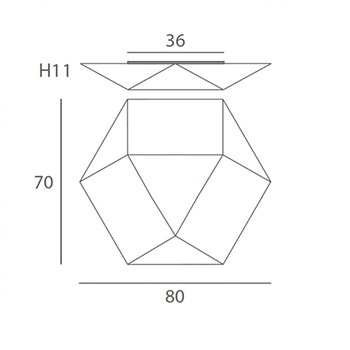 Aplique Clone FM Iluminación