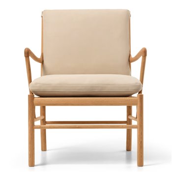 Butaca OW149 Colonial Carl Hansen and Son - Roble aceite/TERRA® 20365 Lime