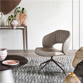 Sillón Miranda Longue giratorio Cattelan Italia