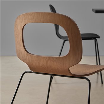 Silla madera Halo Metal 4 patas Blasco&Vila