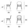 Silla madera Halo Wood 4 patas Blasco&Vila