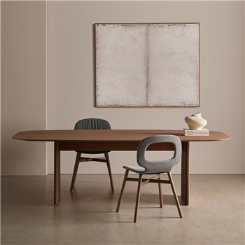 Silla tapizada Halo Wood 4 patas Blasco&Vila